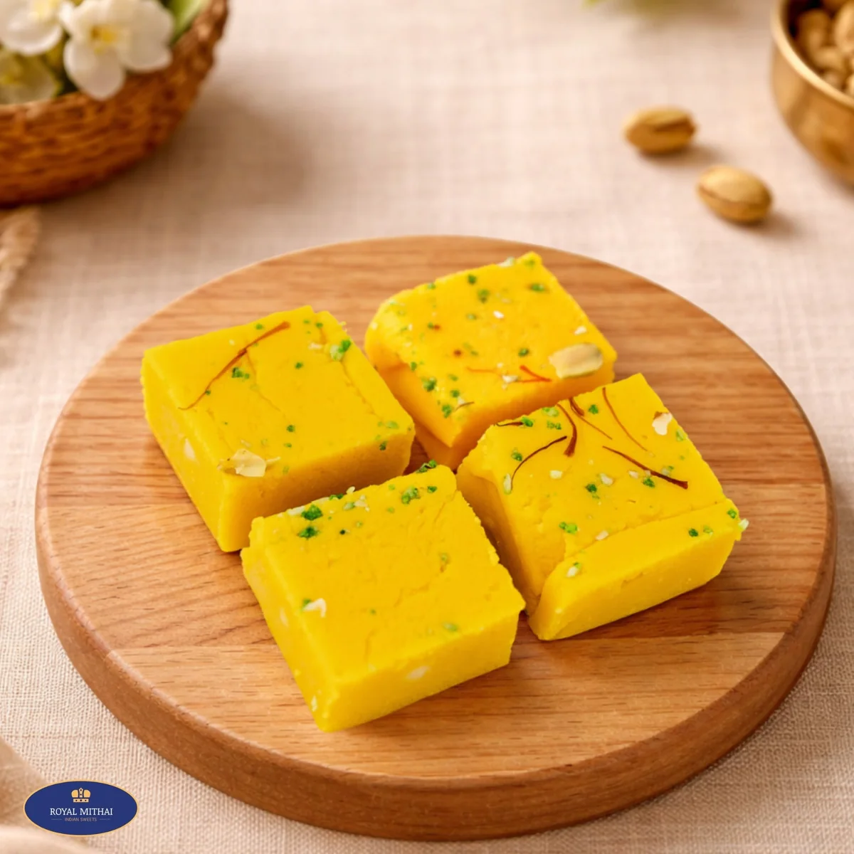 Kesariya Barfi (10 PCS)